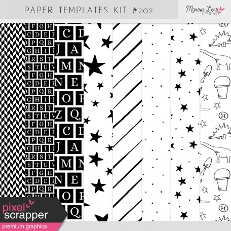 Paper Templates Kit #202