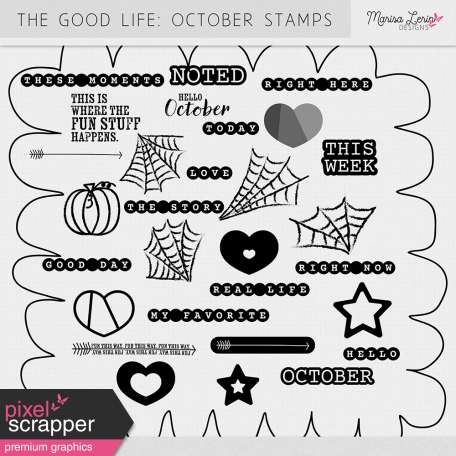 The Good Life: October Stamps Kit