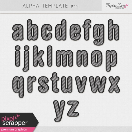 Alpha Template Kit #13