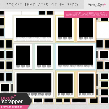 Marisa's Pocket Templates Redo Kit #2