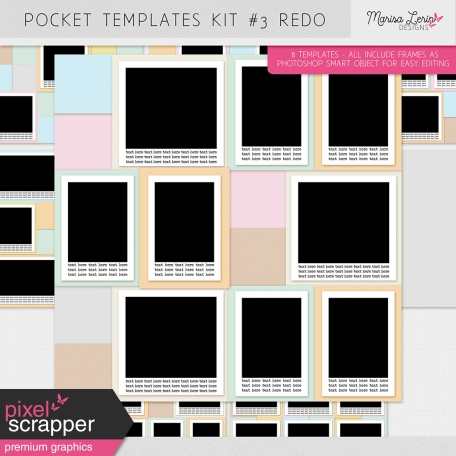 Marisa's Pocket Templates Redo Kit #3