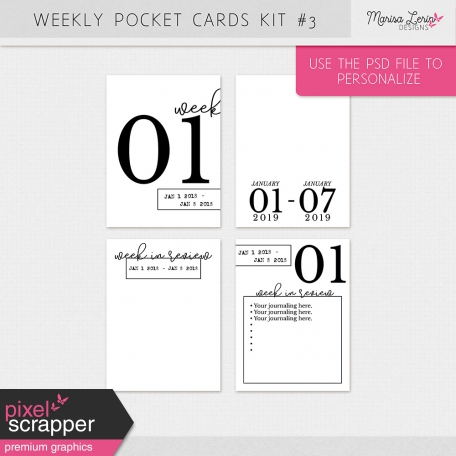 Weekly Pocket Cards Kit #3