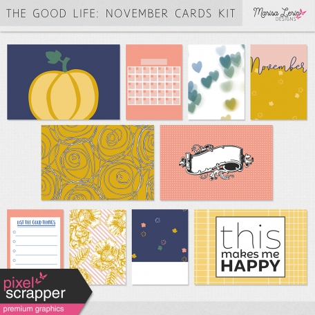 The Good Life: November Pocket Cards Kit