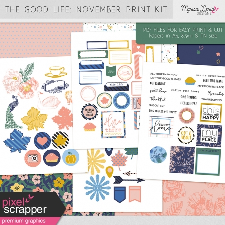 The Good Life: November Print Kit