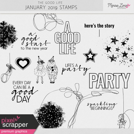 The Good Life: January 2019 Stamps Kit