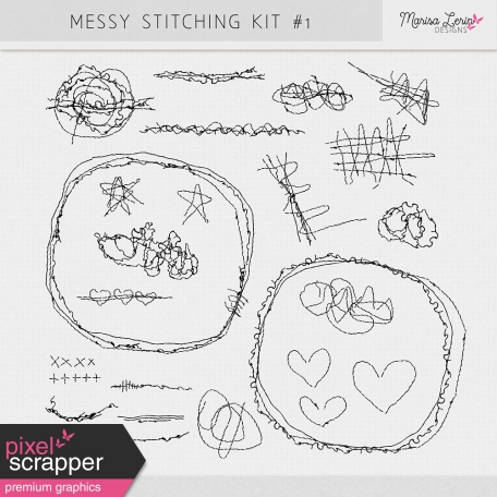 Messy Stitching Kit #1