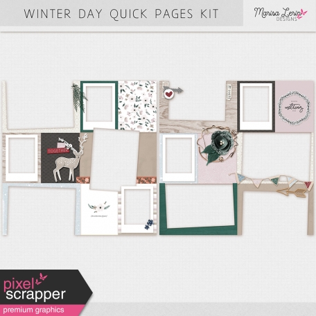 Winter Day Quick Pages Kit