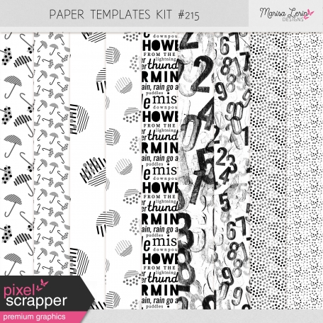 Paper Templates Kit #215