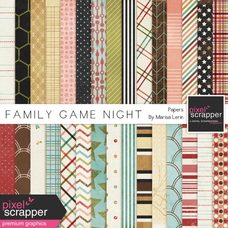 Family Game Nights Papers Kit