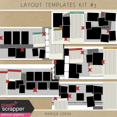 multiple photo layout templates