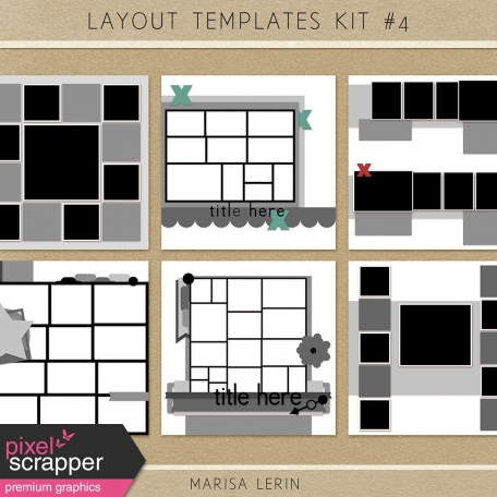 multiple photo layout templates