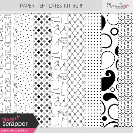 Paper Templates Kit #218