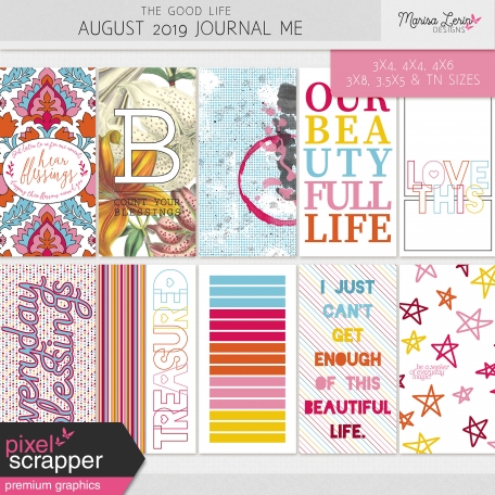 The Good Life: August 2019 Journal Me Kit