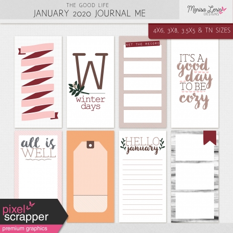 The Good Life: January 2020 Journal Me Kit