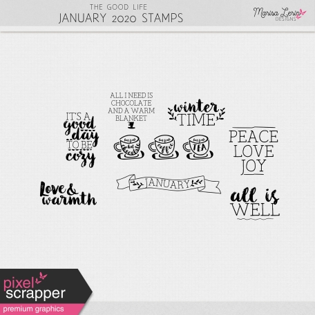 The Good Life: January 2020 Stamps Kit