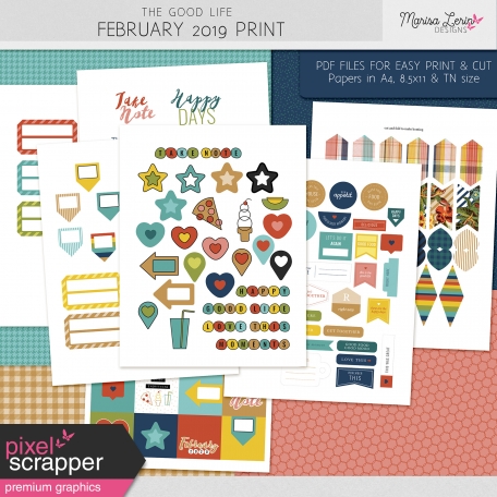 The Good Life: February 2020 Print Kit