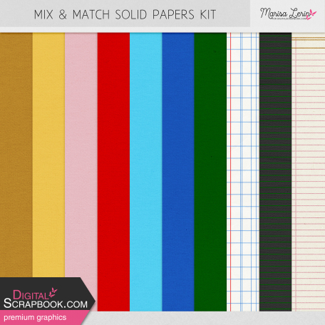 Mix & Match Extra Papers Kit