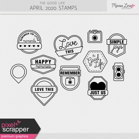 digital scrapbooking stamps collection