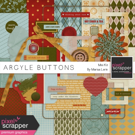 Argyle Buttons Mini Kit