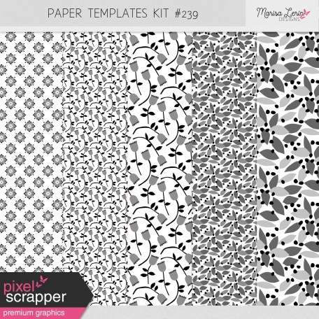 Paper Templates Kit #239