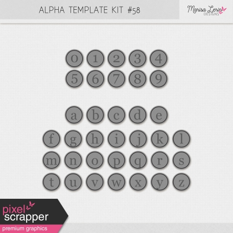 Alpha Template Kit #58