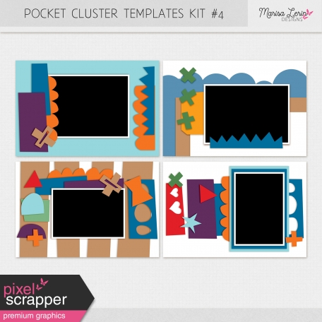 Pocket Cluster Templates Kit #4