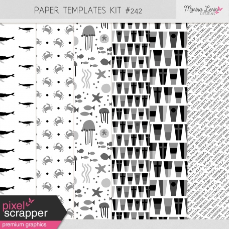 Paper Templates Kit #242