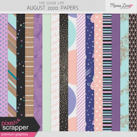 The Good Life: August 2020 Papers Kit