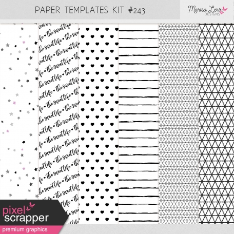 Paper Templates Kit #243