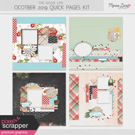 The Good Life: October 2019 Quick Pages Kit
