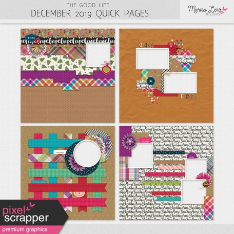 The Good Life: December 2019 Quick Pages Kit