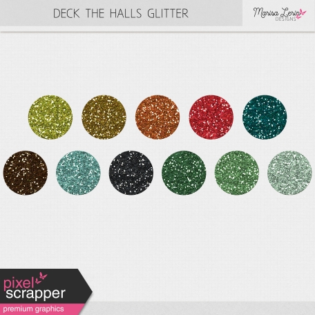 Deck the Halls Glitters Kit
