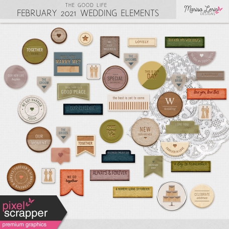 The Good Life: February 2021 Wedding Elements Kit