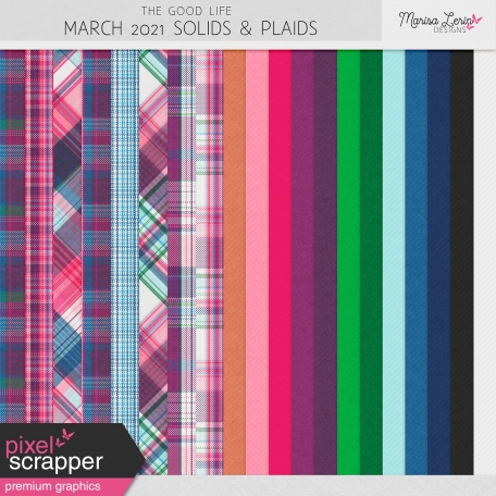 The Good Life: March 2021 Plaids & Solids Kit