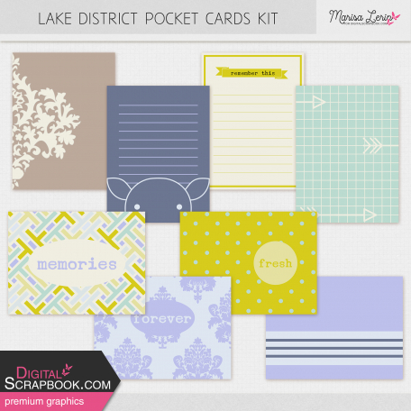 Lake District Journal Cards Kit