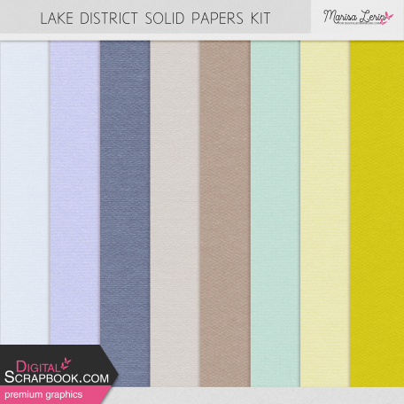 Lake District Solid Papers Kit