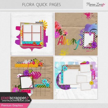 Flora Quick Pages Kit