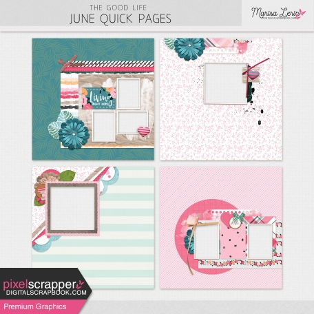 The Good Life: June Quick Pages Kit #2