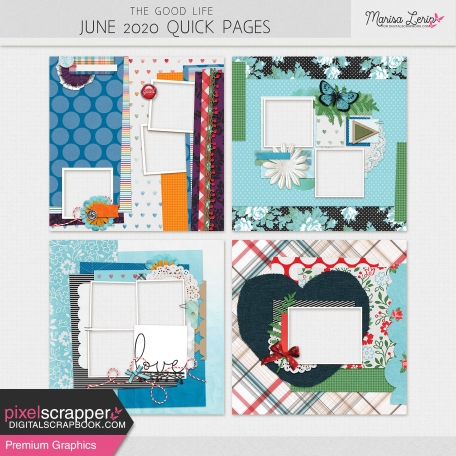 The Good Life: June 2020 Quick Pages Kit
