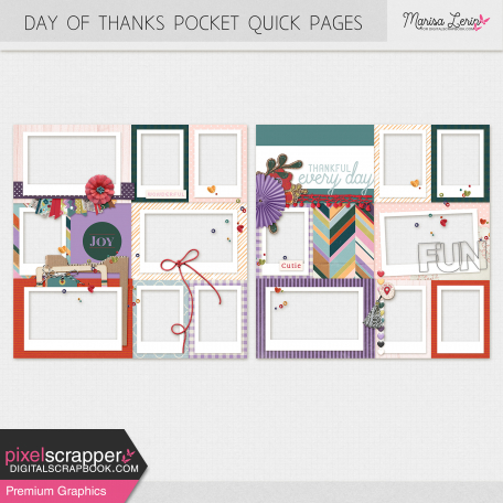Day of Thanks Pocket Quick Pages Kit