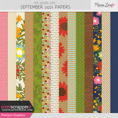 The Good Life: September 2021 Papers Kit 