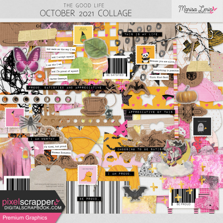 The Good Life: October 2021 Collage Kit