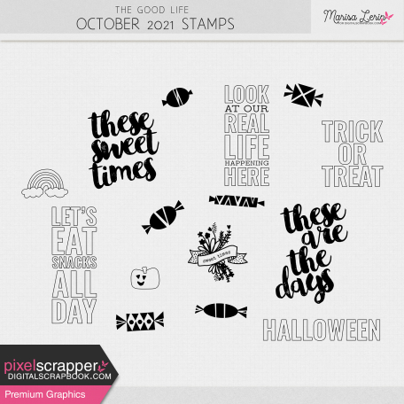 The Good Life: October 2021 Stamps Kit