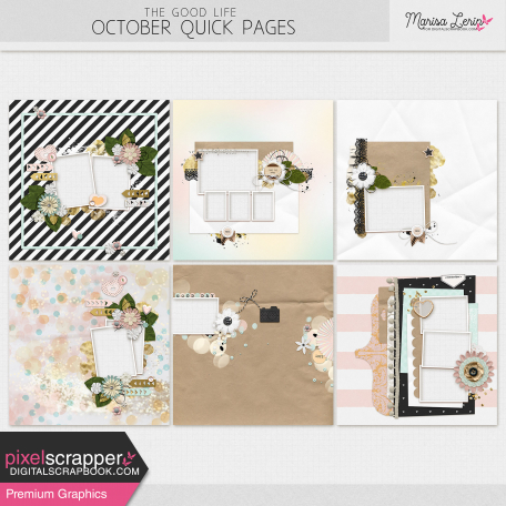 The Good Life: October Quick Pages Kit #2