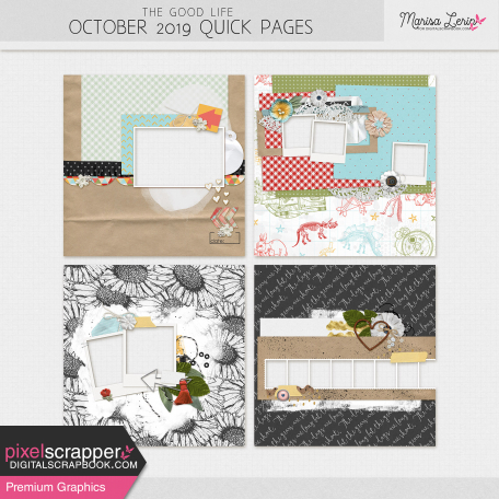 The Good Life: October 2019 Quick Pages Kit #2