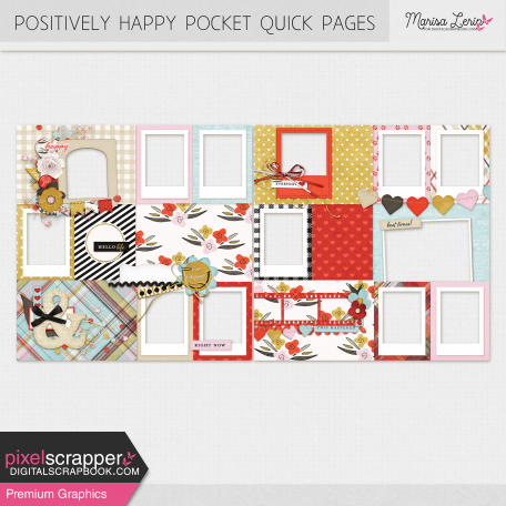 Positively Happy Pocket Quick Pages Kit