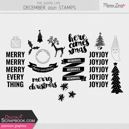 The Good Life: December 2021 Stamps Kit