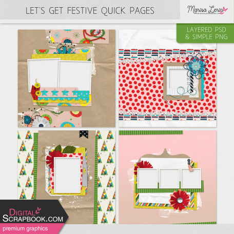 Let's Get Festive Quick Pages Kit