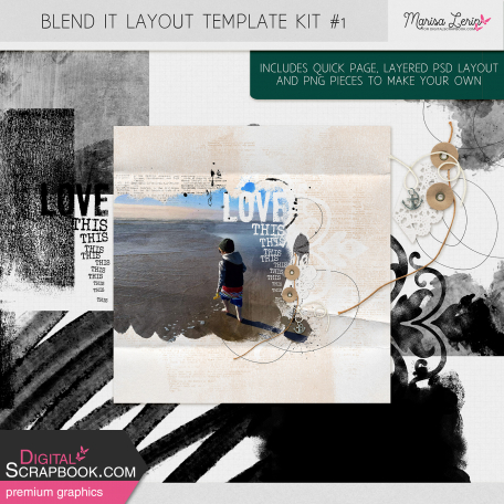 Blend It Layout Template Kit #1