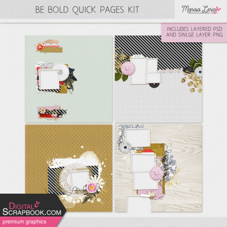 Be Bold Quick Pages Kit #2